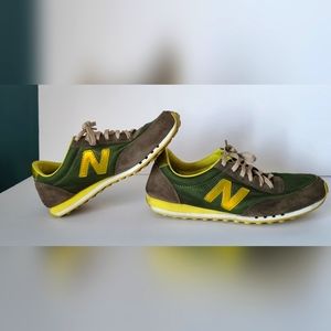 Womens New Balance for Nine West-Green tones casual sneaker (size 8.5)